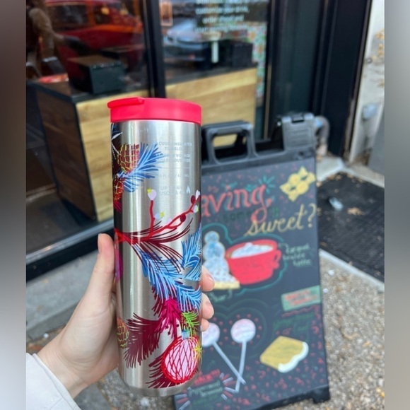 Starbucks Christmas 2023 Collection Festive Stainless Steel Tumbler 16 Oz. - Picture 1 of 8